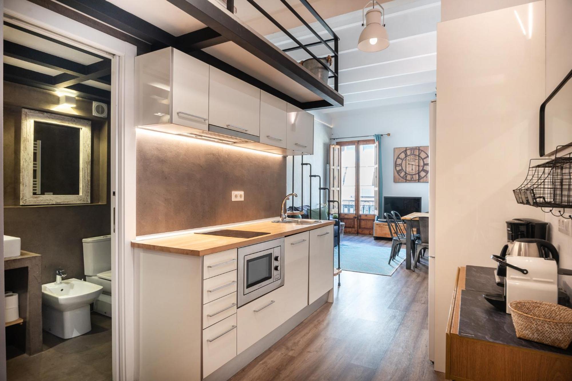 Beautiful Renovated Loft Minutes From The Beach Barcelona Buitenkant foto